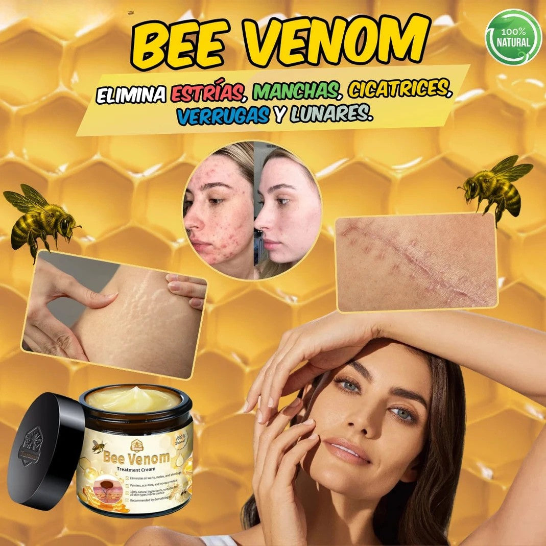 Crema Bee Venom - Repara Manchas, Verrugas y Cicatrices