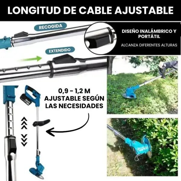 PowerTrim 360 –  Guadaña Multifuncional Con 2 Baterías y Kit de Corte Gratis - [PROMOCIÓN DISPONIBLE SOLO HOY]