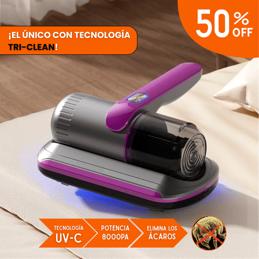 VitaClean - Aspirador Portátil UV | Poder de Succión y Esterilización Total LP