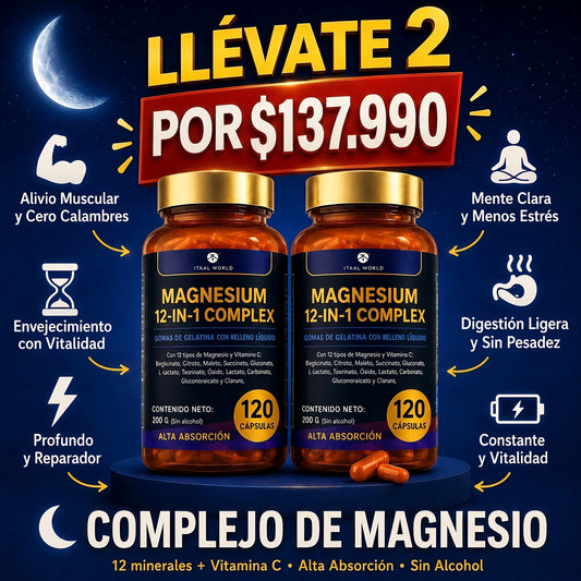💙 MAGNESIUM 12 EN 1 COMPLEX | $99.990 + ENVIO GRATIS 🛻