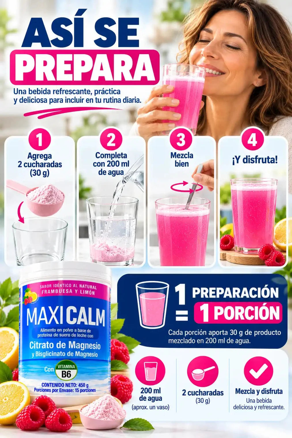 Suplemento de Magnesio Maxi Calm - Para tu bienestar diario - Imagen 11