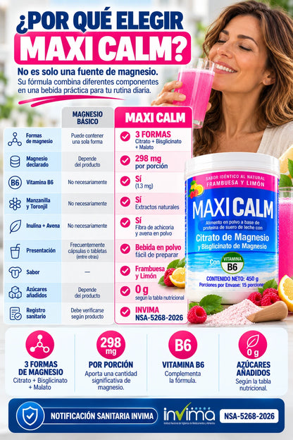 Suplemento de Magnesio Maxi Calm - Para tu bienestar diario - Imagen 13