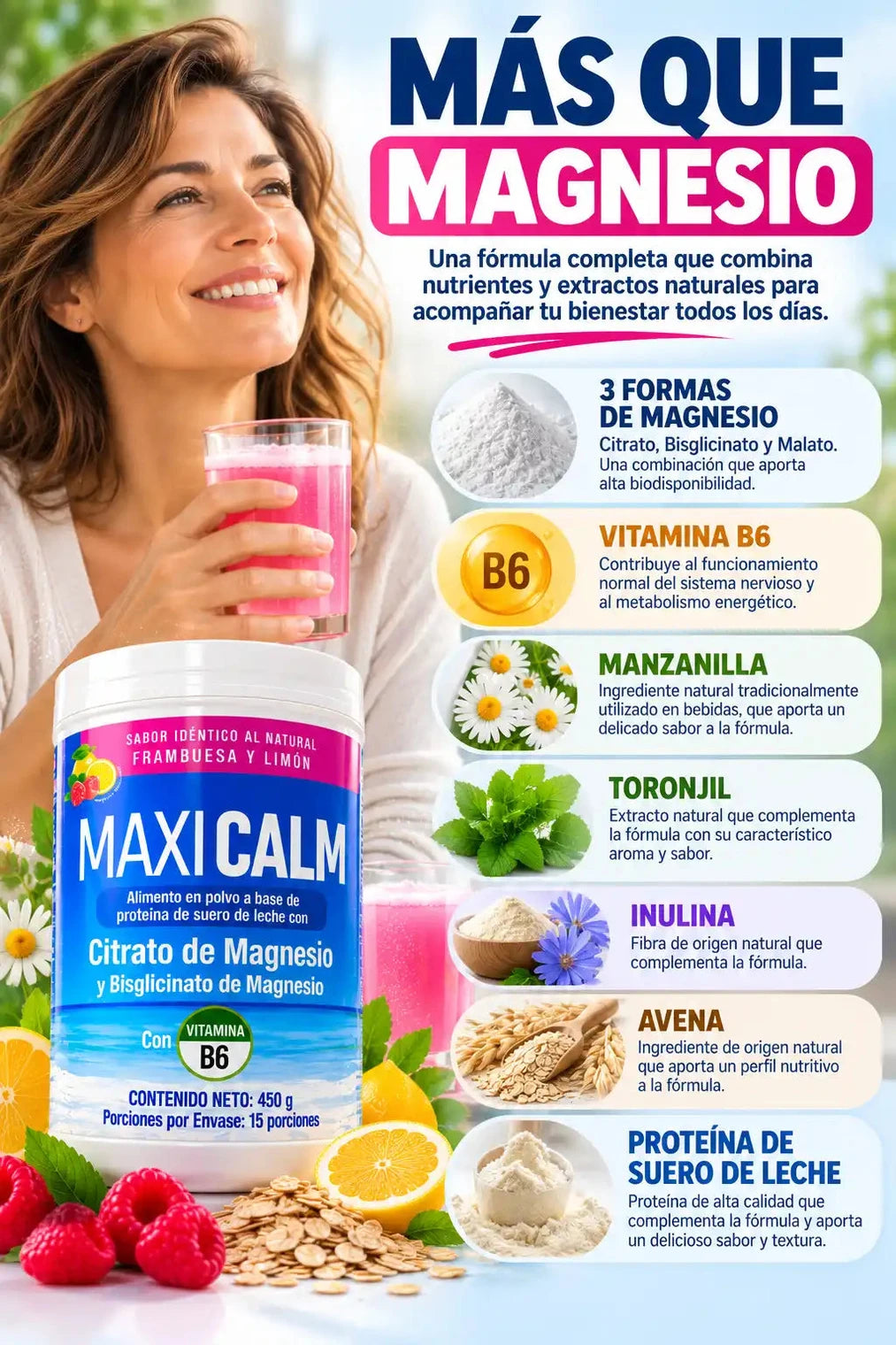 Suplemento de Magnesio Maxi Calm - Para tu bienestar diario - Imagen 4