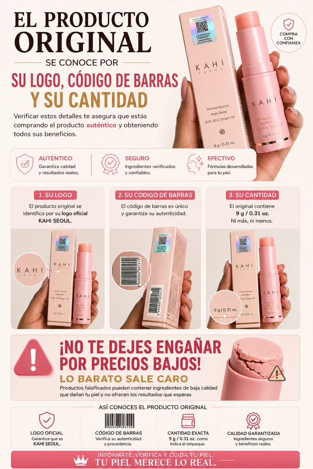 Bálsamo Kahi Original Multiusos - Piel radiante y joven - Imagen 6