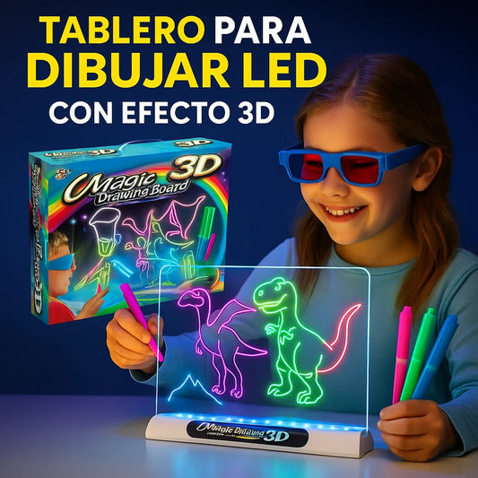 Tablero Mágico LED - Diversión y aprendizaje sin pantallas