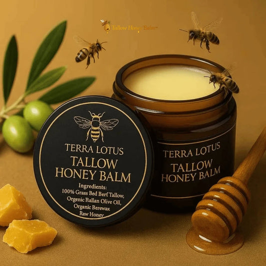 Tallow Honey Balm - Bálsamo Orgánico de Sebo de Res y Miel Hidratación Ancestral